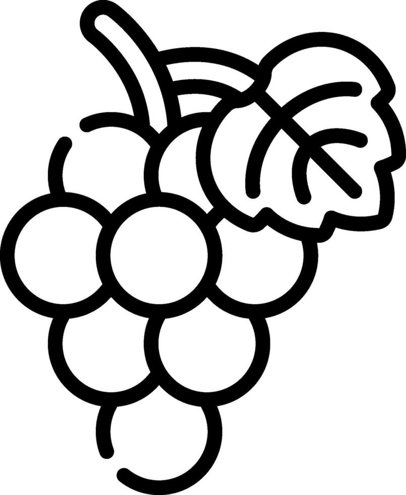 Grapes coloring pages free download vector