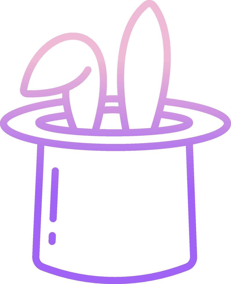 Magician hat icon vector