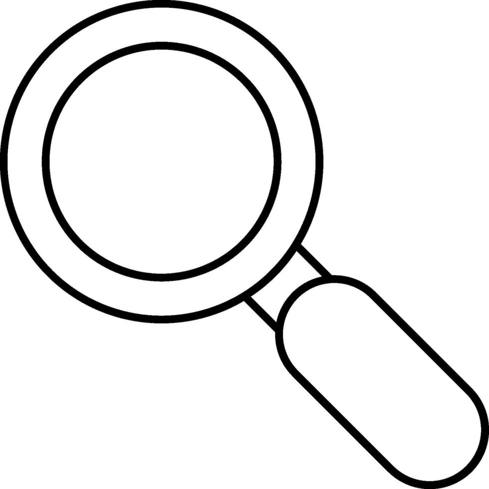Magnifying glass clipart vector