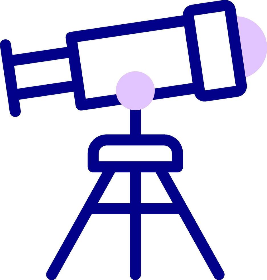 A telescope icon on a white background vector
