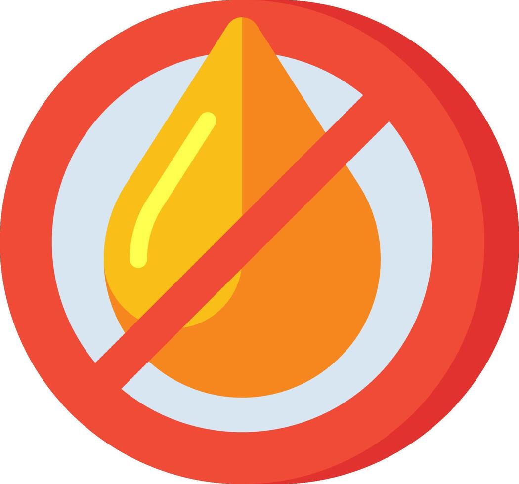 No oil drop icon illustration vector