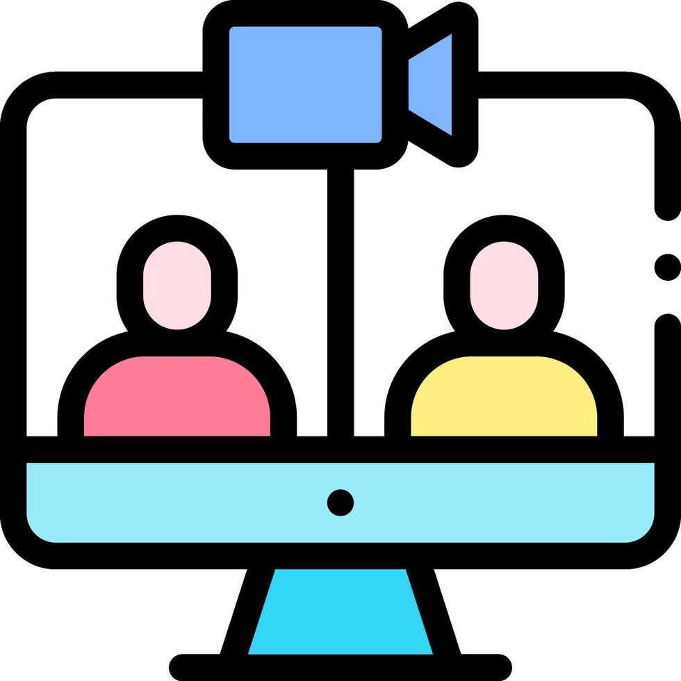 conference illustration design vector