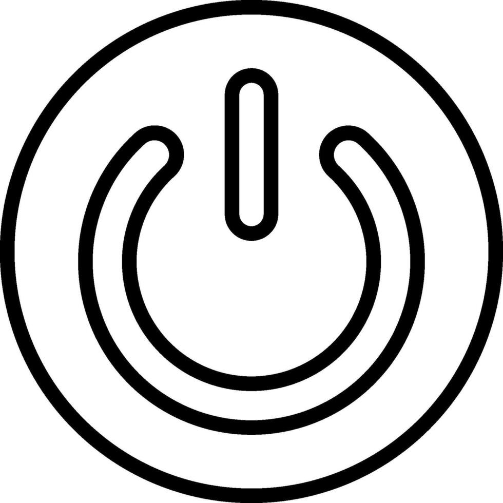 Power button icon illustration vector