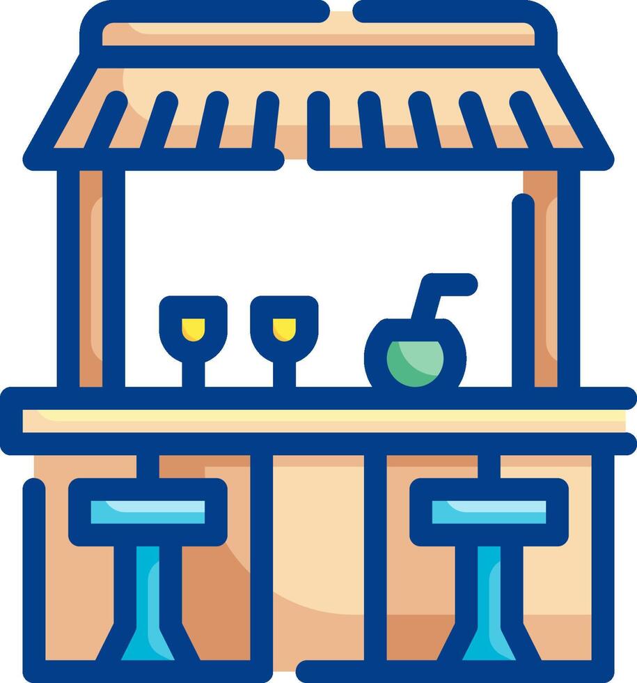 Bar icon illustration vector