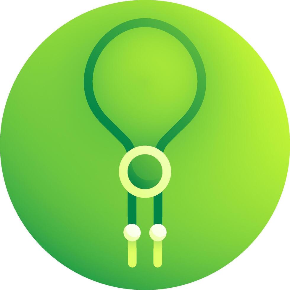 A green light bulb with a green light bulb vector