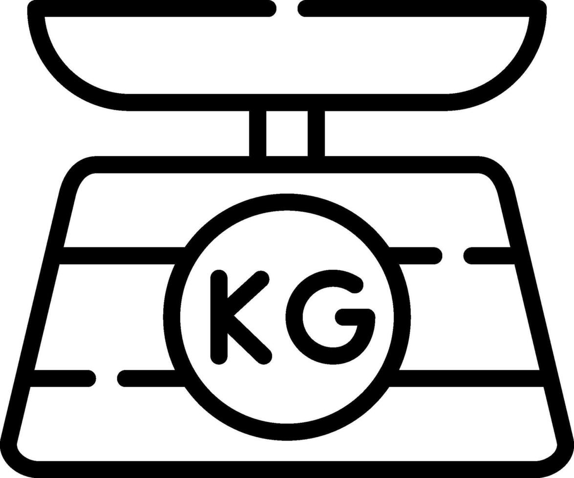 A black and white illustration of a scale vector