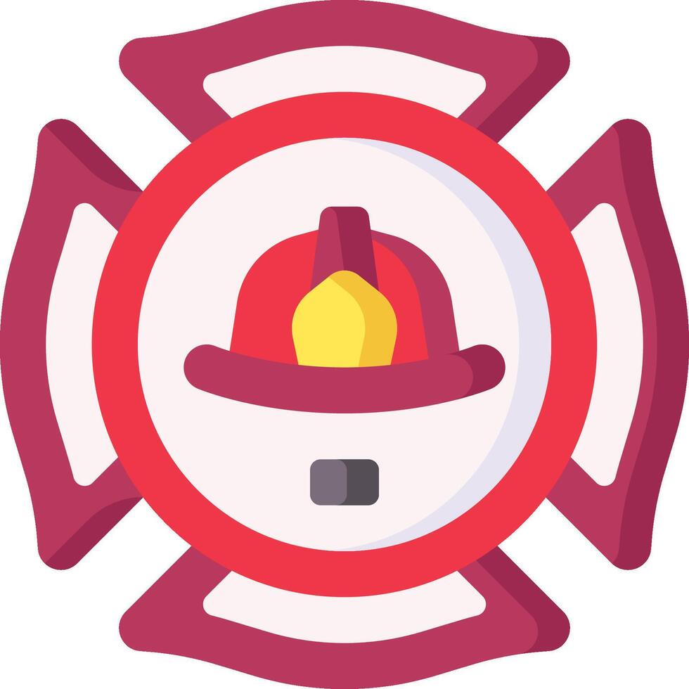 Firefighter icon illustration vector