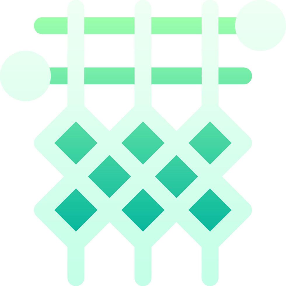 A green and white geometric pattern vector