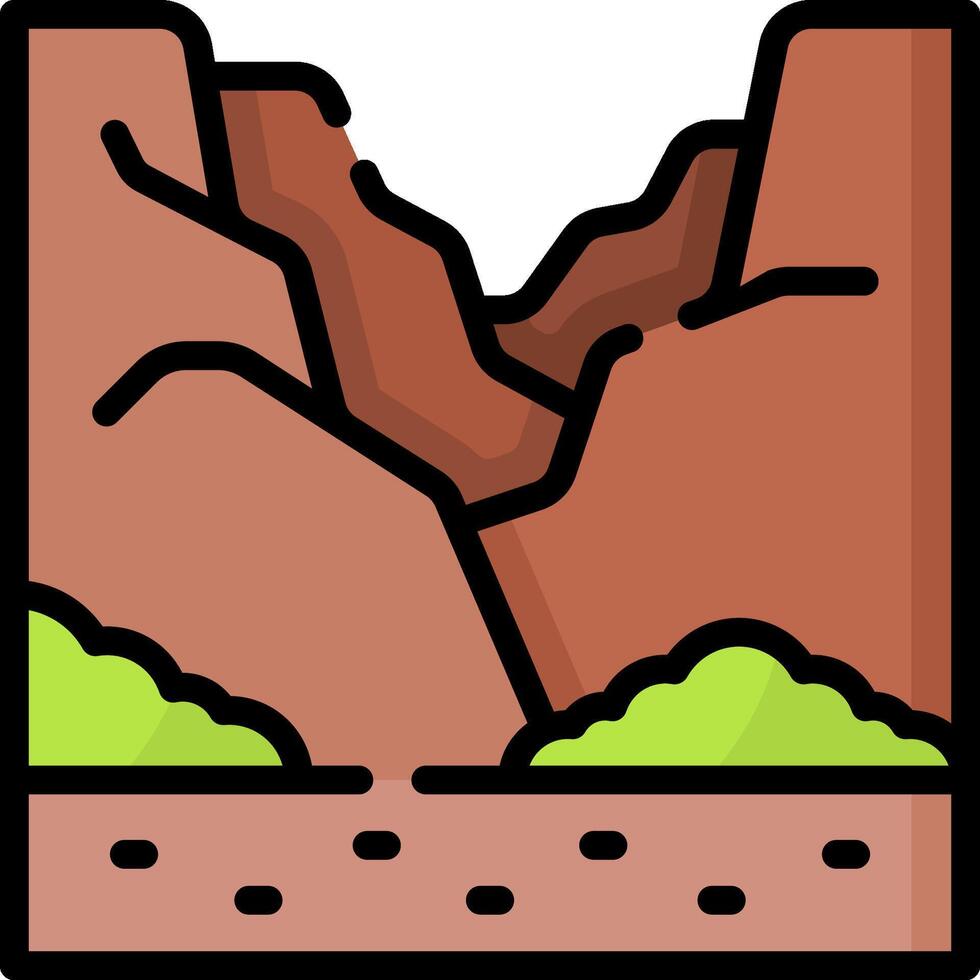 A mountain landscape with a river and trees vector