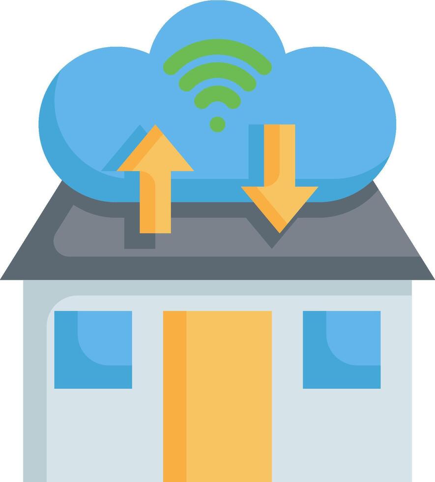 How to set up a home network vector
