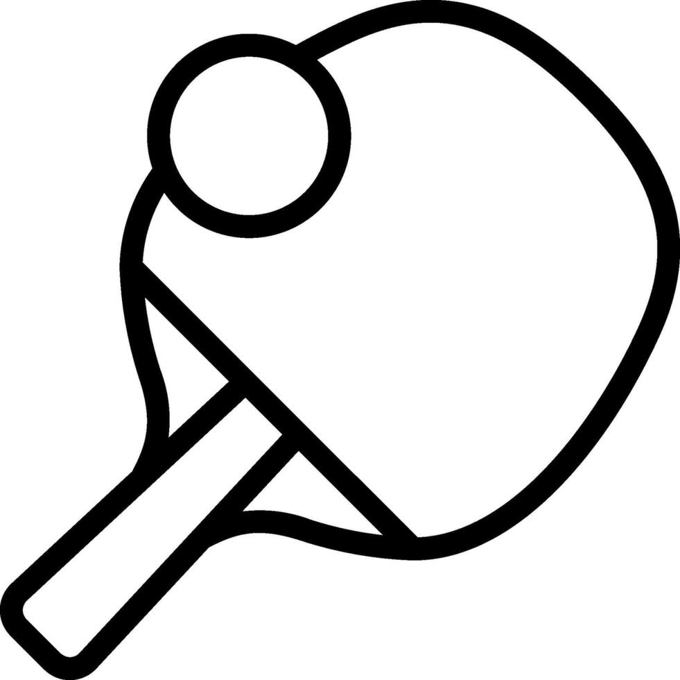 Table tennis racket icon vector