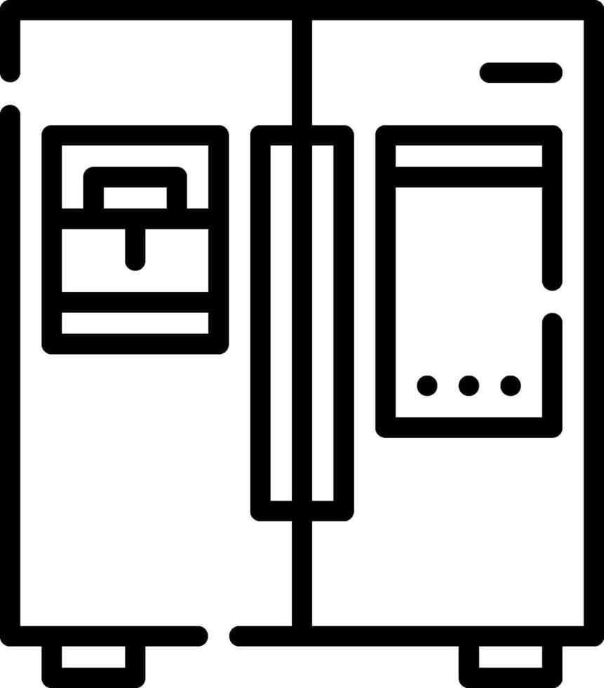 Refrigerator illustration design vector