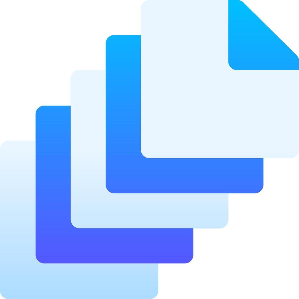 A blue and white icon with four blue squares vector