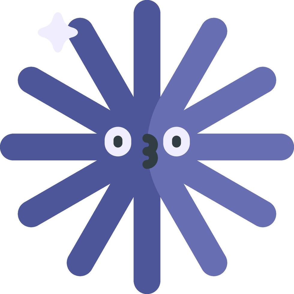 A cartoon star with eyes and a nose vector