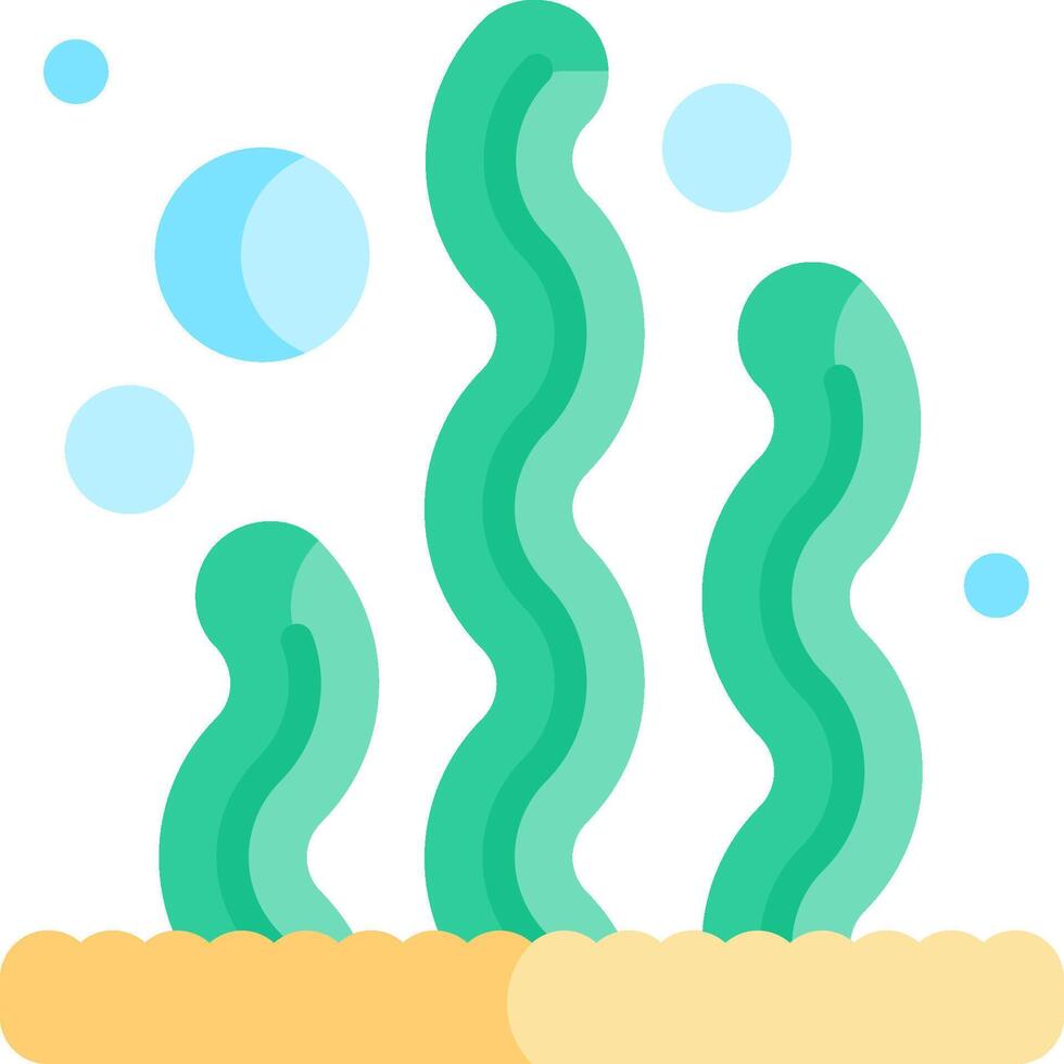 An illustration of a sea creature with bubbles vector