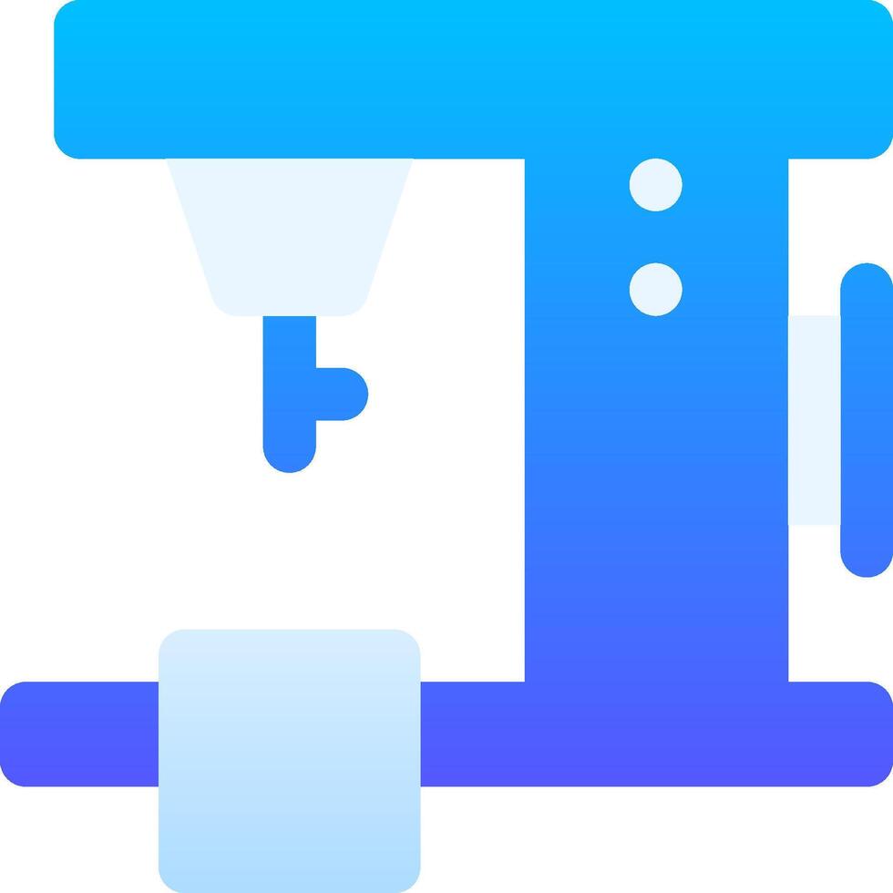 A sewing machine icon on a white background vector