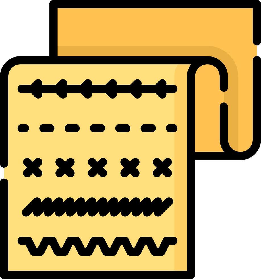 A folder with a pencil and a pencil vector