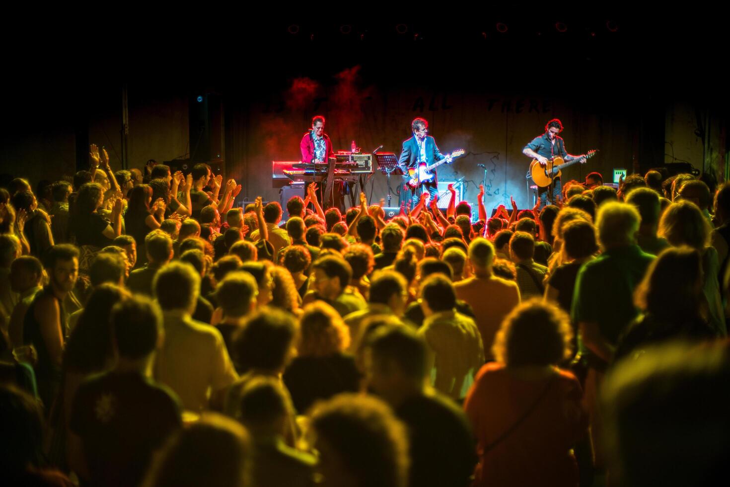 Seville, Spain, July 21 2017, Energetic Live Concert of Spanish Pop Artist Jaime Urrutia photo
