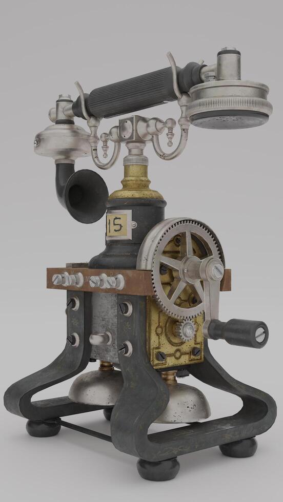 telephone with gear photo