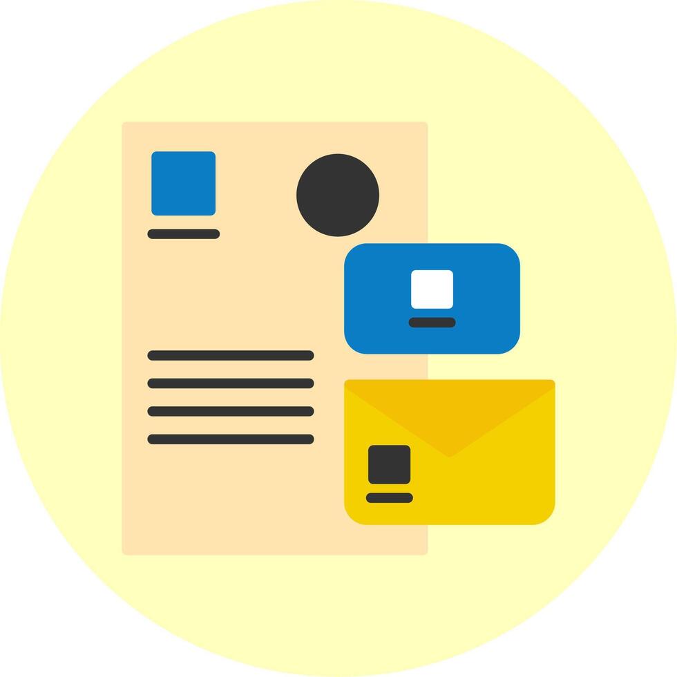 Branding Flat Multi Color Icon vector
