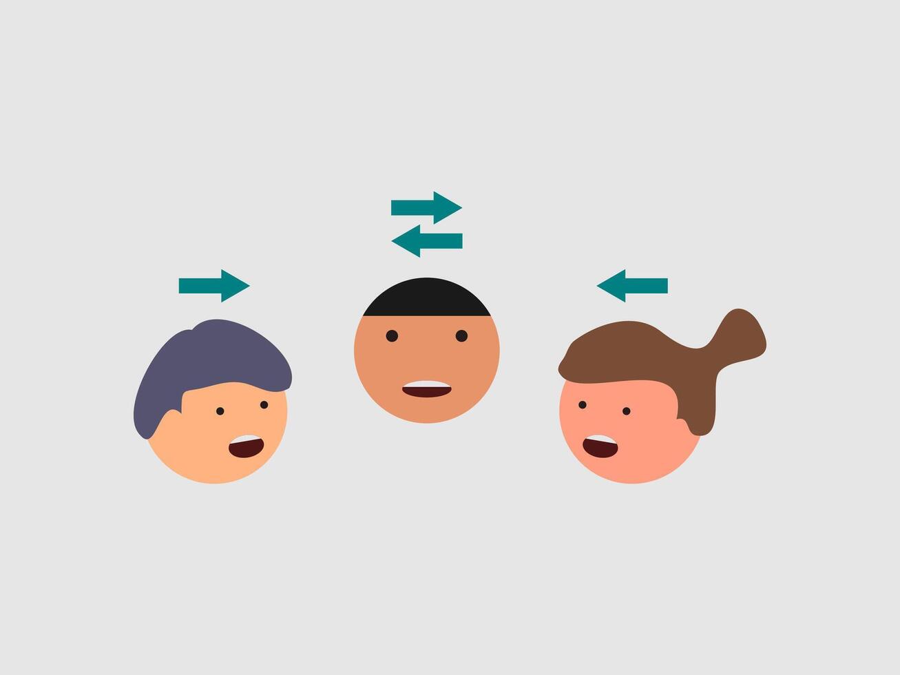 Translators day illustration Flat design vector