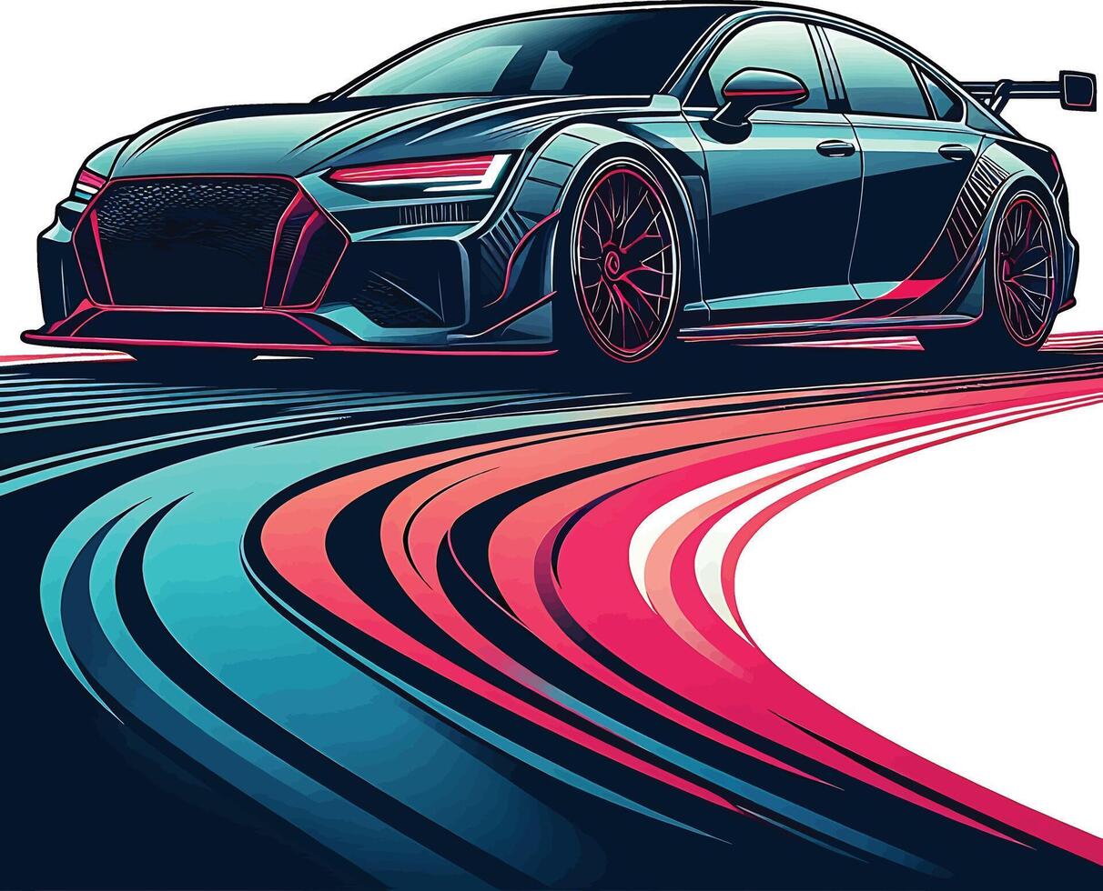 Audi rs6 avant vector