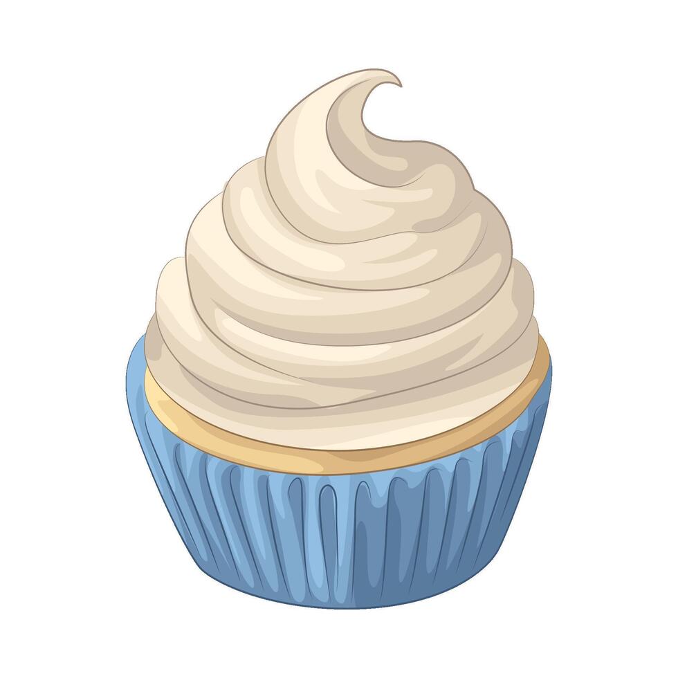 Illustration of cupcake vector
