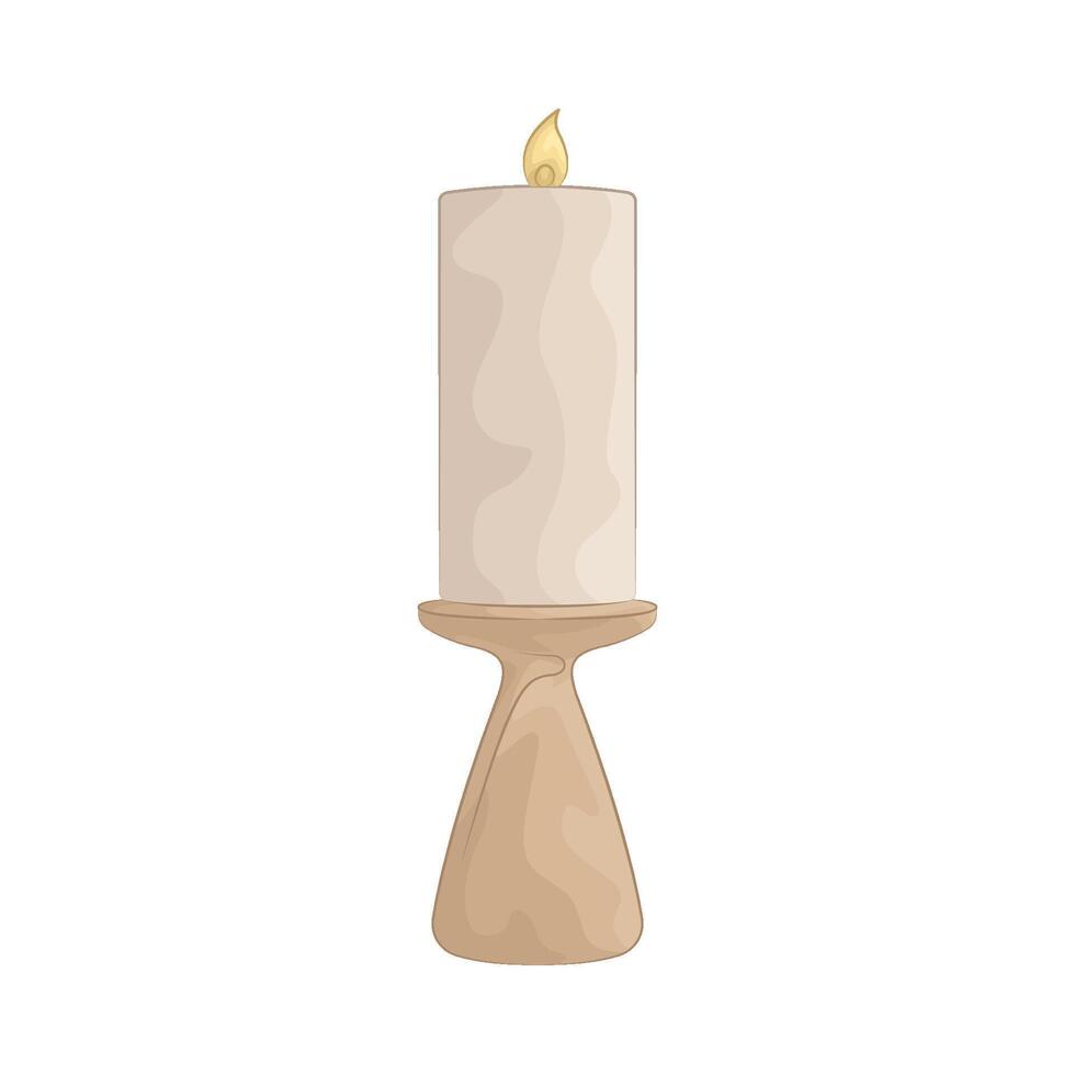 Illustration of candle vector