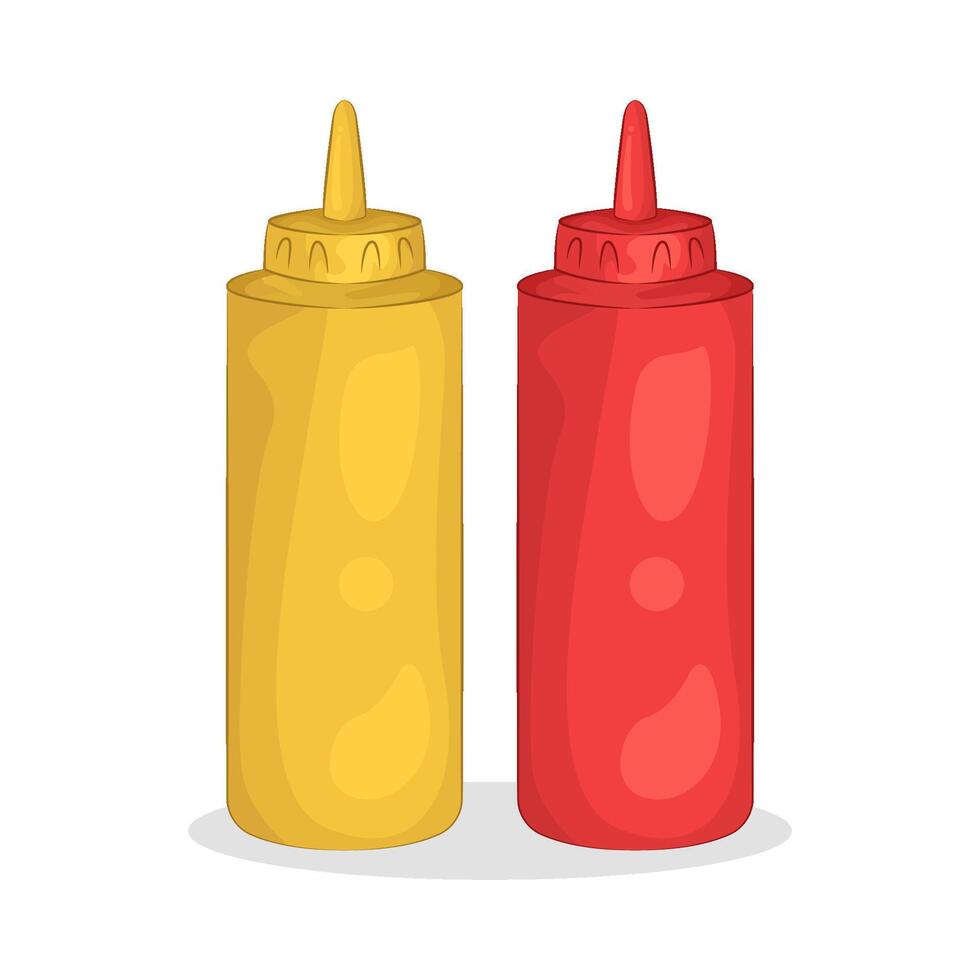 Illustration of sauce bottle vector