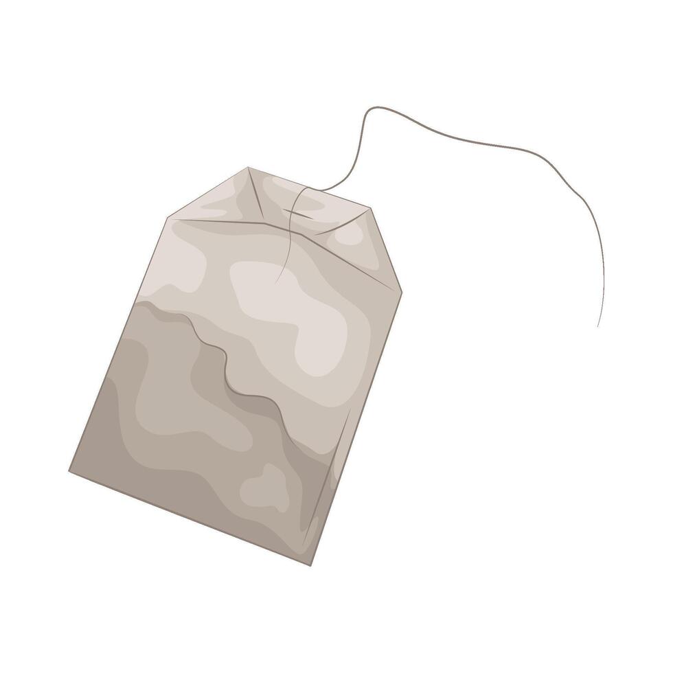 Illustration of tea bag vector