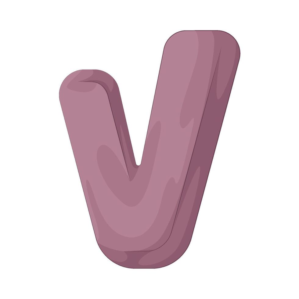 letter V illustration vector
