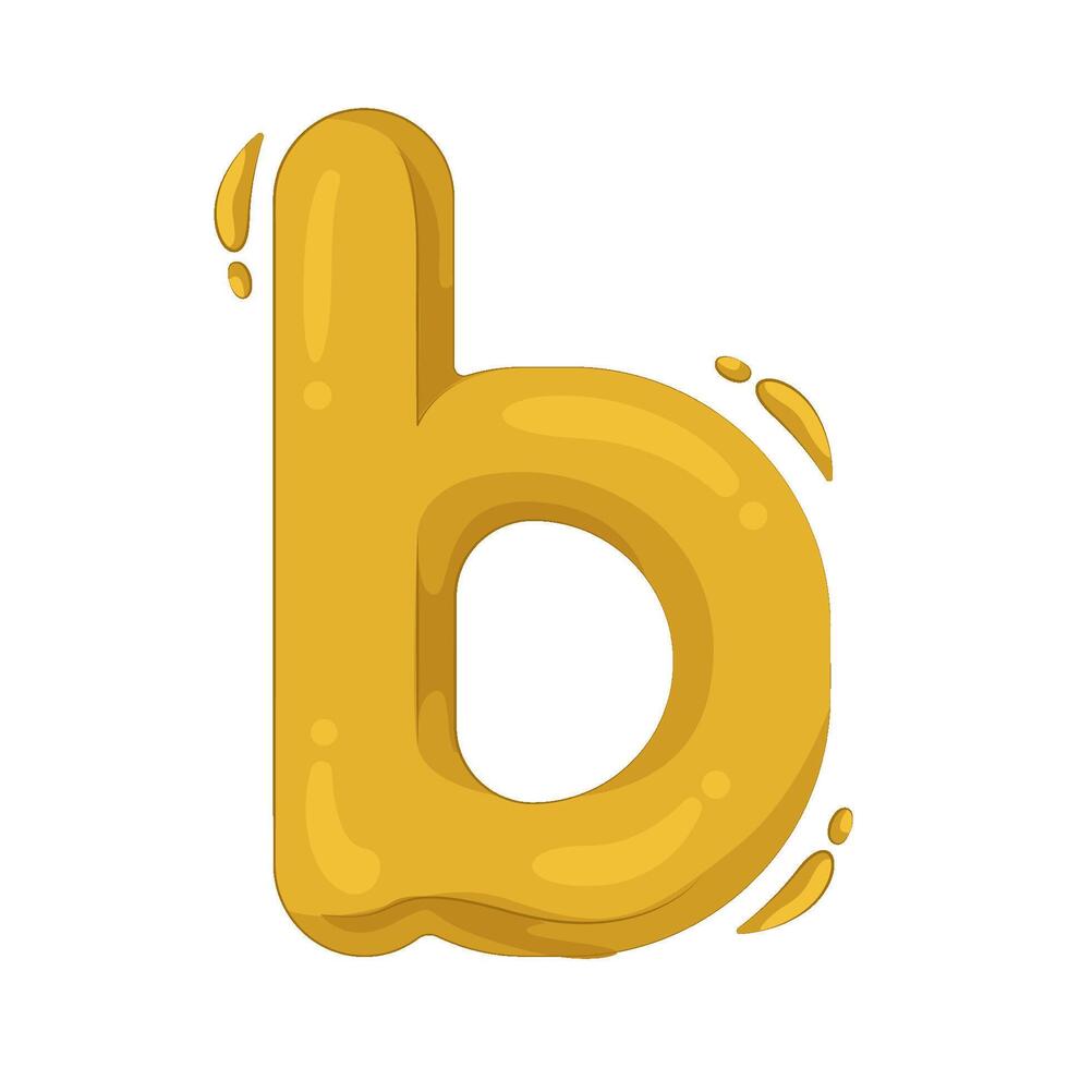 Illustration of letter b vector
