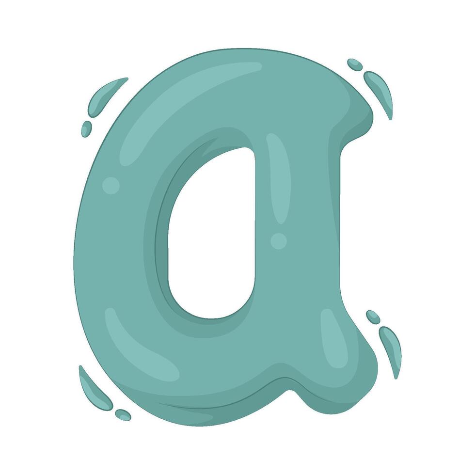Illustration of letter a vector
