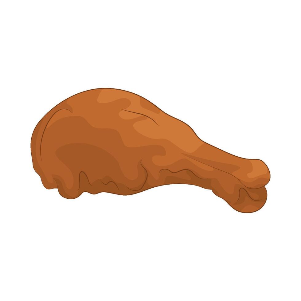 Illustration of fried chicken vector