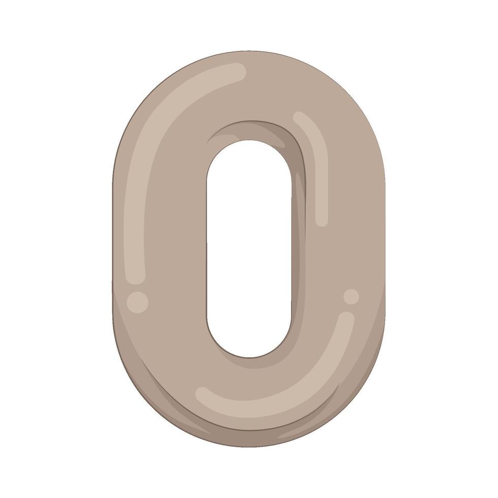 number zero illustration vector