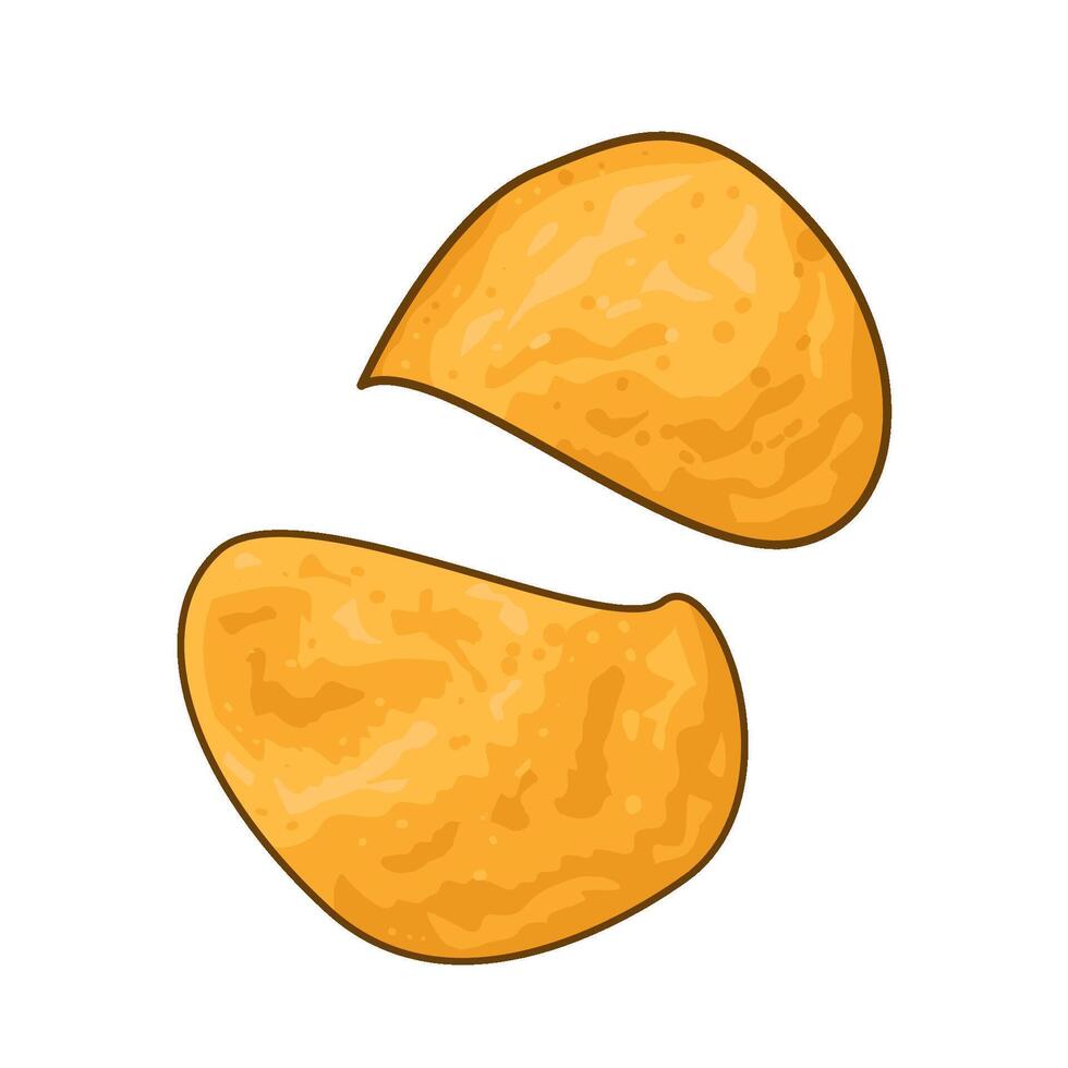 Illustration of chips vector