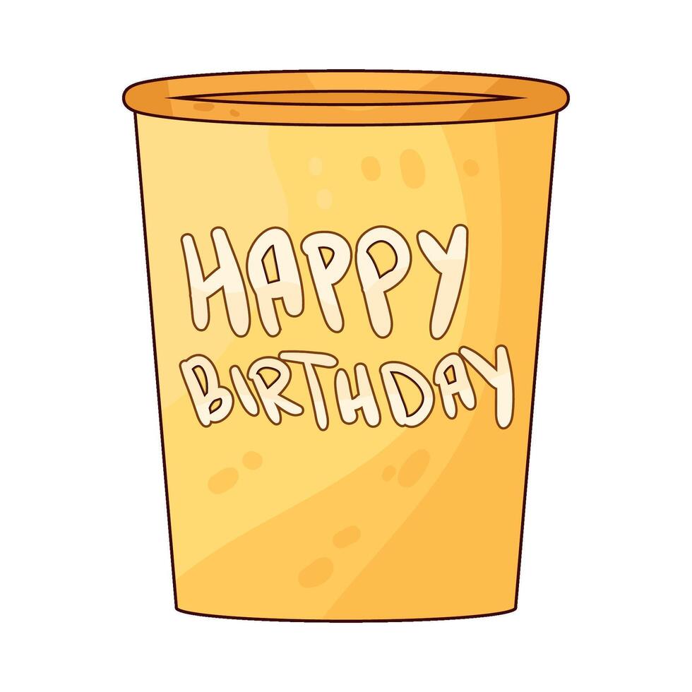 illustration of soda cup vector