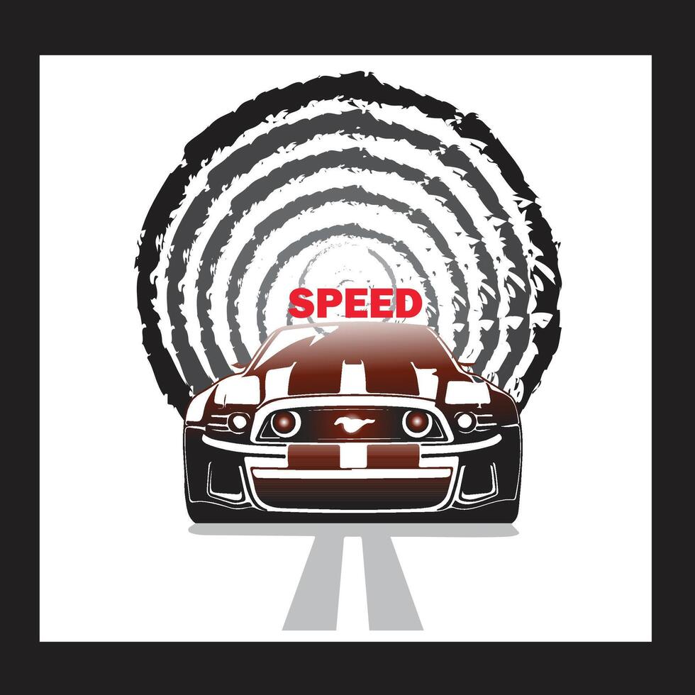 T-shirt design for man's vector