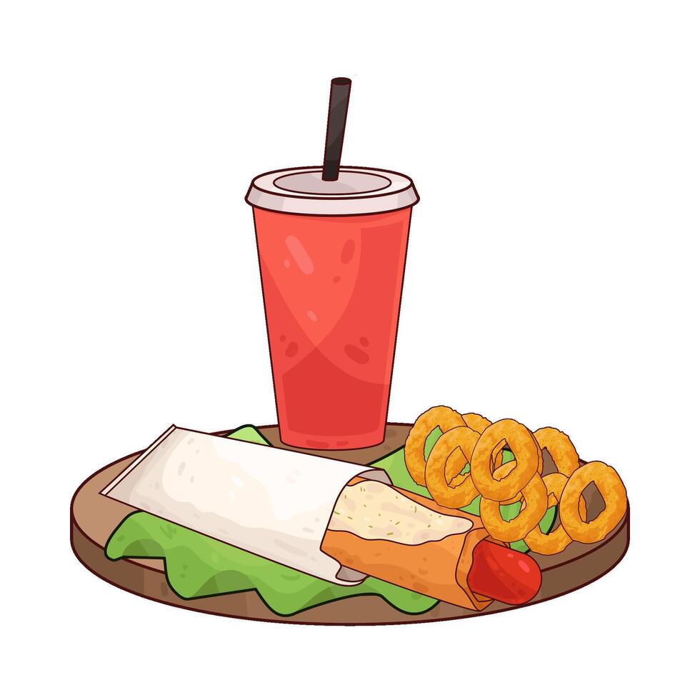Best Hotdog and Soda vector