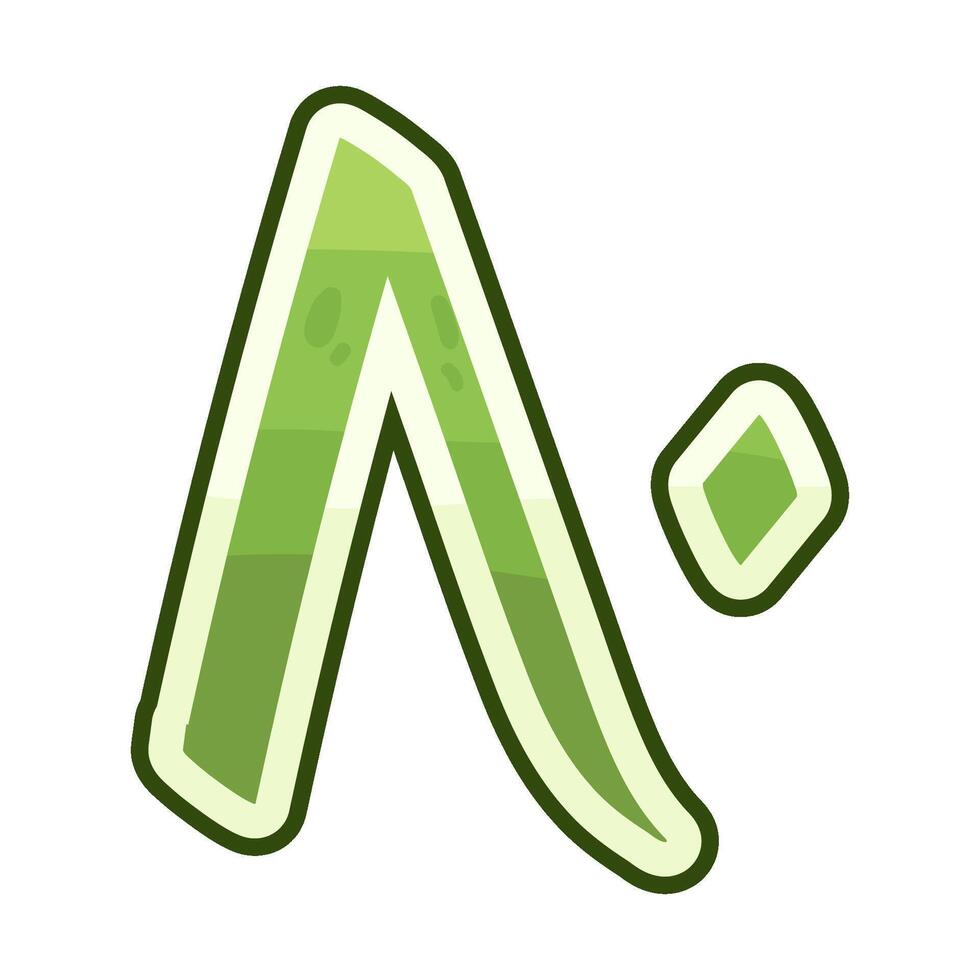 Illustration of Arabic number 80 vector