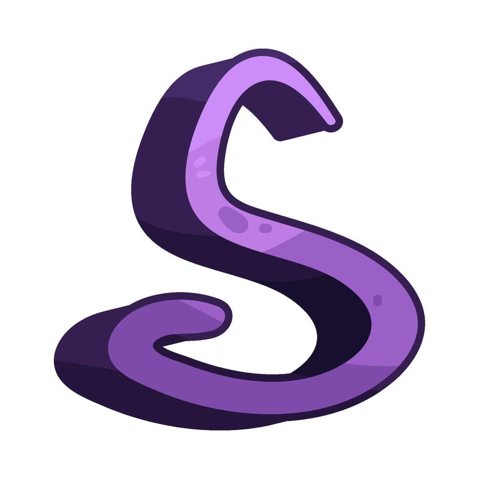 Illustration of letter s vector