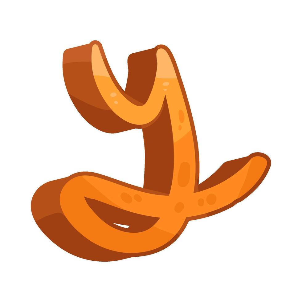 Illustration of letter y vector