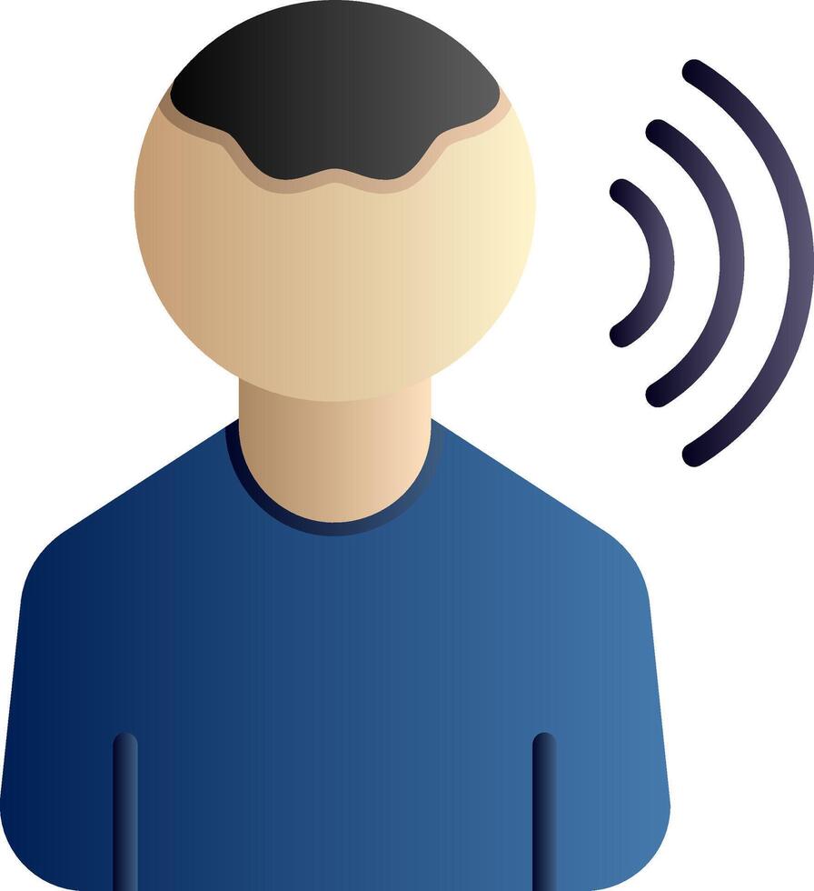 Influencer Flat Gradient Icon vector
