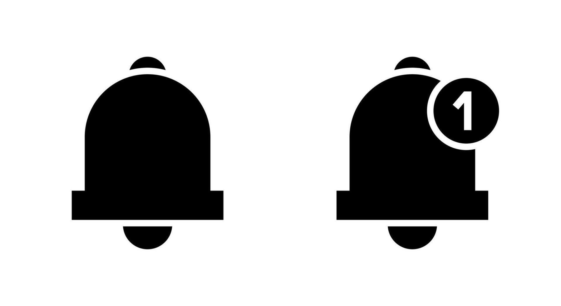 Notification bell icon. Notice sign symbol. New message concept vector