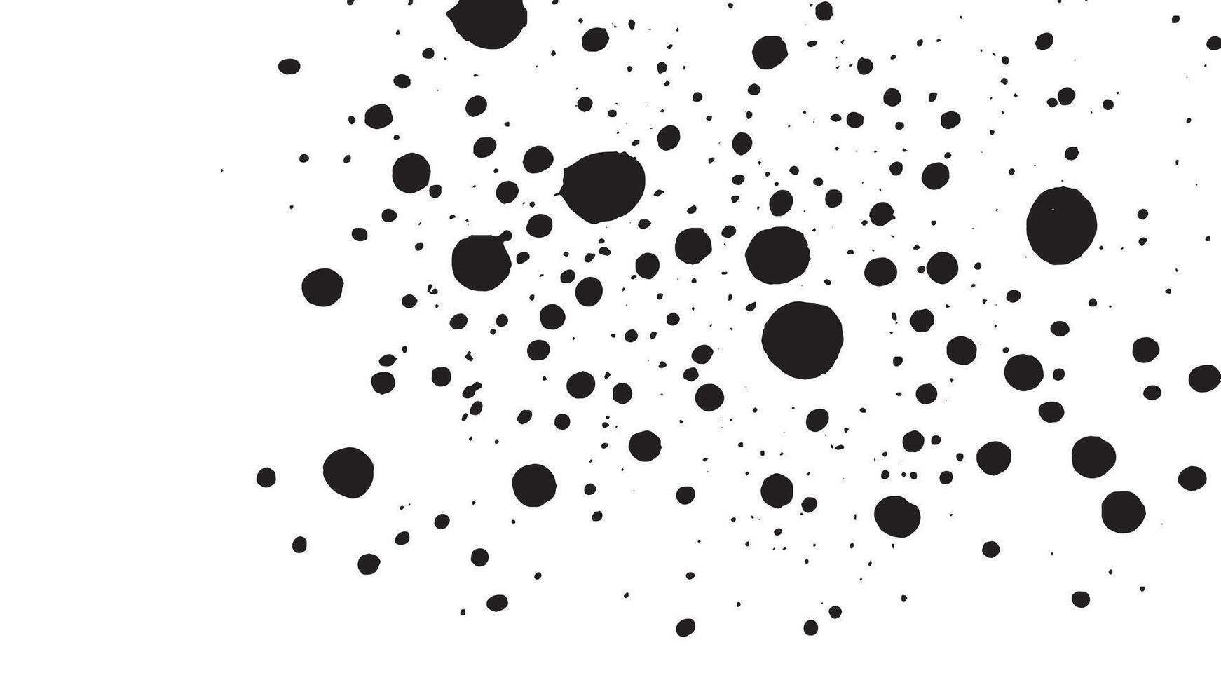 A black and white image of dots on a white background vector