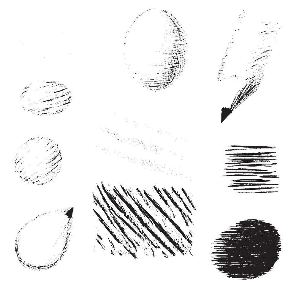 A set of different brushes and pencils vector