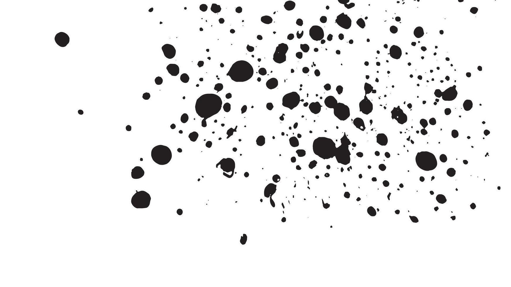 A black and white image of a bunch of black dots vector
