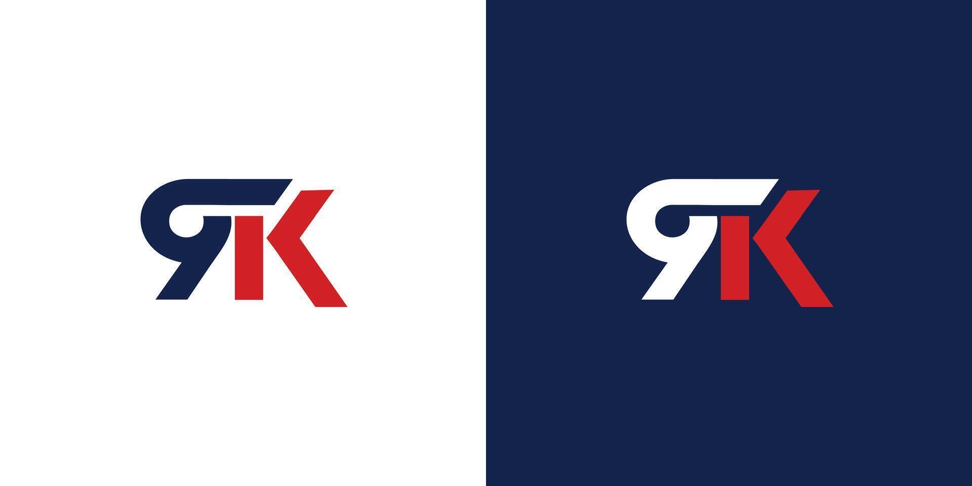 Modern and Unique 9K logo design vector