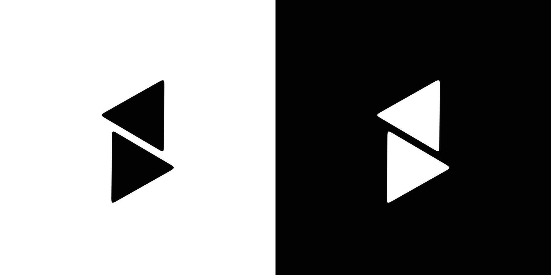 Modern and unique N logo design vector