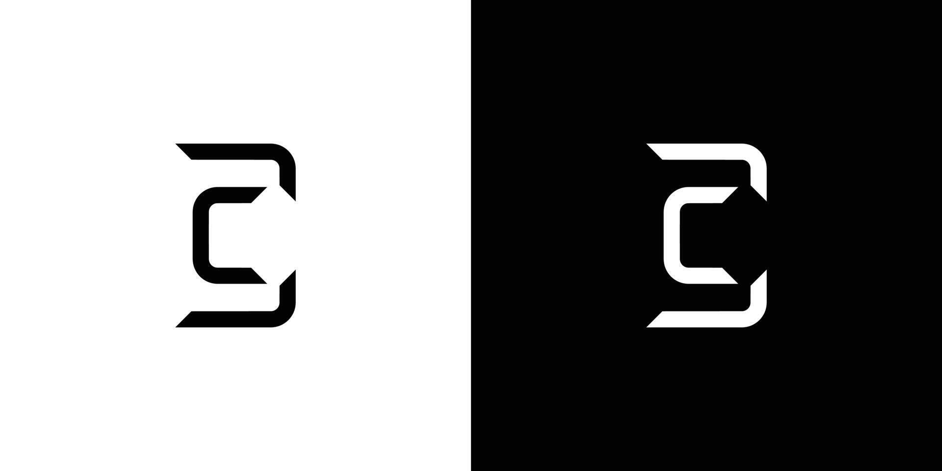 Modern and unique C logo design vector